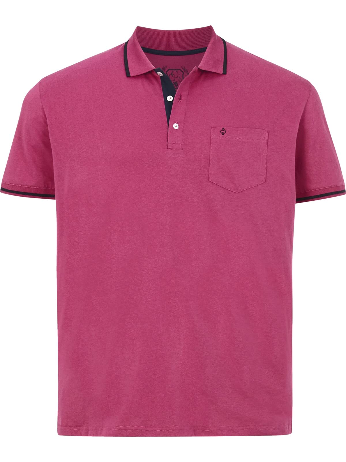 Charles Colby Herren Poloshirt Earl Fen pink 5XL (XXXXXL) - 72/74