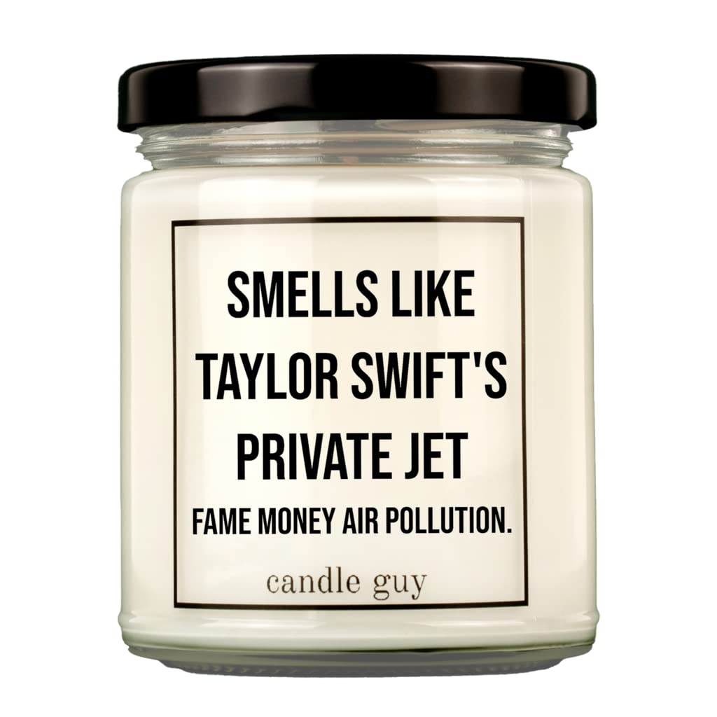 candle guy Duftkerze | Smells like Taylor Swift's Private Jet | Handgemacht aus 100% Sojawachs | 70 Stunden Brenndauer