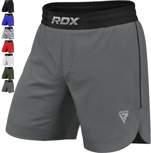 RDX MMA Shorts Sporthose Herren Kurz, Kampfsport Boxen Trainingshose Männer, Kickboxen Muay Thai Boxing Grappling Boxhose Sparring, Freefight Martial Arts Kampfshorts Fitness Laufhose Jogginghose