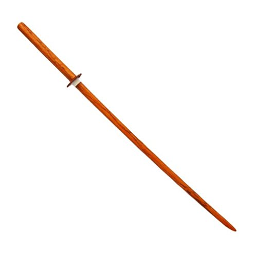 BAY® JUNIOR kurzer Bokken ca. 82,5 cm rote Eiche kurz Kinder Kids klein Jugend Jugendlich Holzschwert Langschwert Holz mit Tsuba