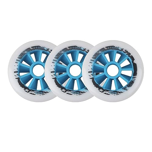 BFVAKBKYT Rollschuh-Räder, Ersatz-Skate-Rollen, Inline-Skate-Rollen 85A, 90MM100MM110MM(Blue,90mm)