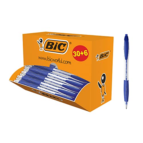 BIC 920286 Kugelschreiber "ATLANTIS Classic" 0.32 mm, 36 Stück, blau