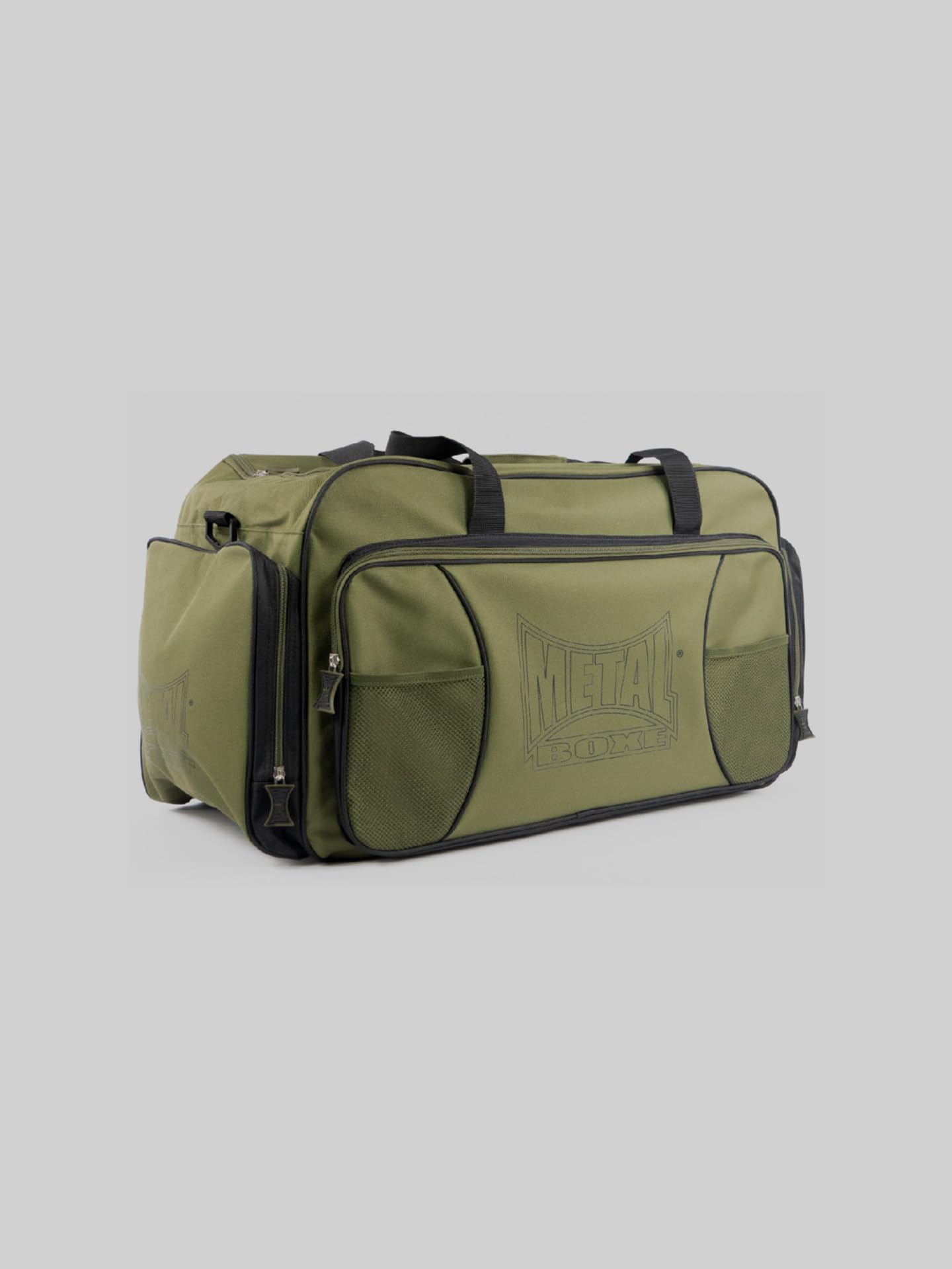 METAL BOXE Unisex – Erwachsene Sac de Sport Club Sporttasche, Khaki/Grün, Unique