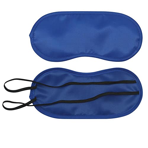 Übernachtung Taschen, Schlafmasken, Mittagspause, Schlaf-Augenmaske, Satin-Maske, sinnliche Augenmaske, Tag und Nacht, entspannen, weiche, tragbare Augenmaske for Schlafen (Farbe: Schwarz) (Color : B