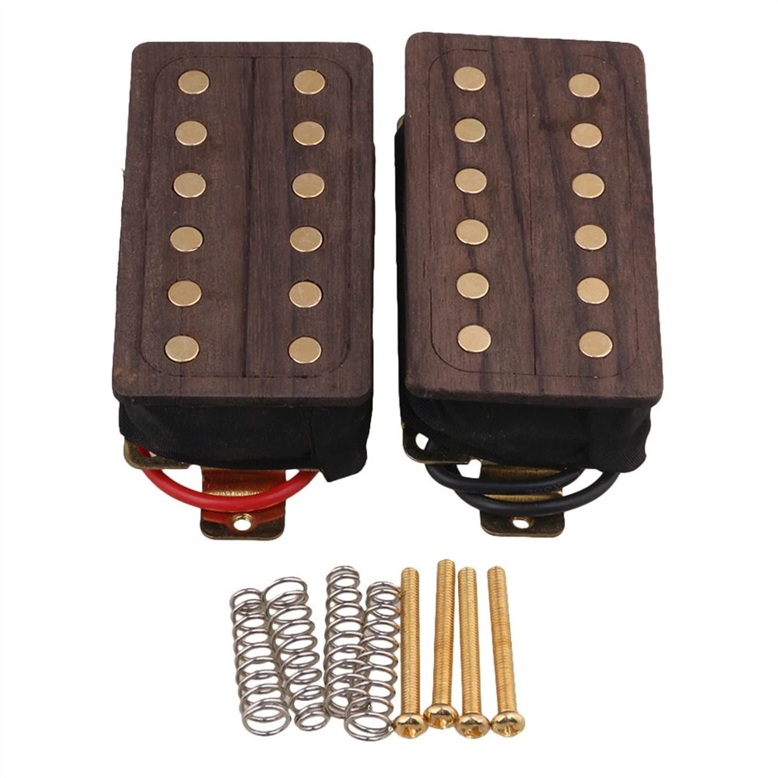 ZENGXUE 2x Palisander Humbucker Double Coil Pickups Mit Schraube Für E-Gitarre Humbucker Tonabnehmer Set