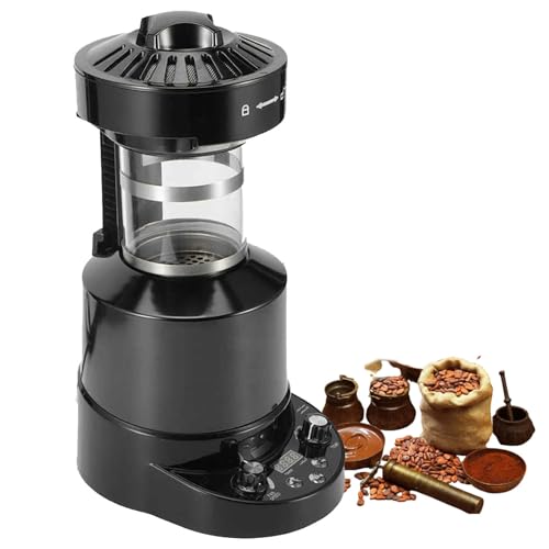 JMbpkduHs 120g Heim-Kaffeeröster, Kein Rauch, Mit Kühl-/Schälfunktion, Für Café, Laden/Zuhause, Kein Herd Erforderlich (Mit Timer), 220 V