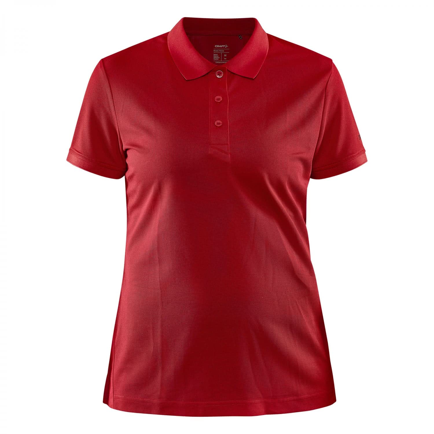 Craft Damen Core Unify Poloshirt Polohemd, rot, Small