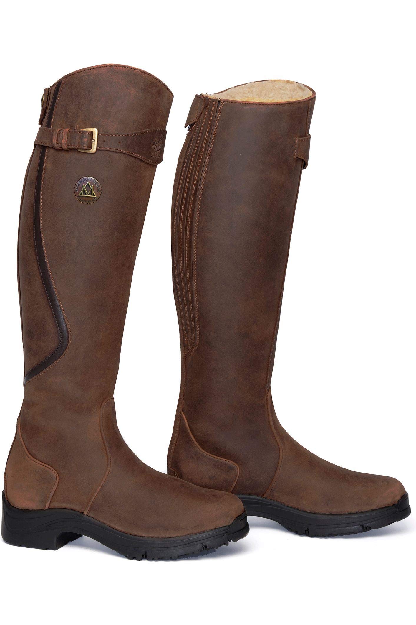 Mountain Horse Frauen Verschneiten Fluss Hoch Rider Stiefel - Braun