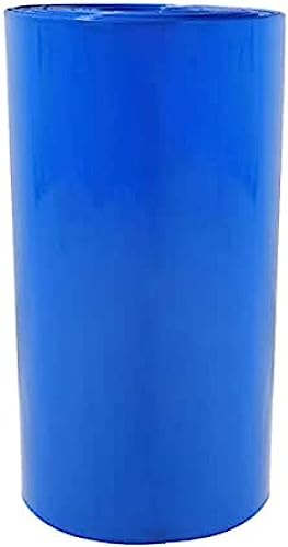 PVC-Schrumpfschlauch, Batterieverpackung, isolierend, blau, 460 mm flache Breite, 460 mm, 4,6 m