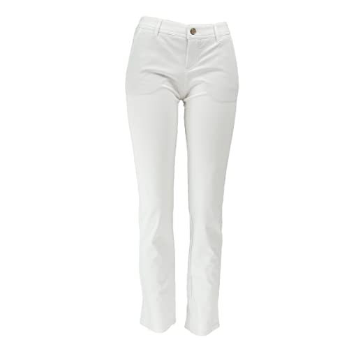 ALBERTO Damen Golfhose Alva 3xDry Cooler, Farbe:White(100), Größe:42