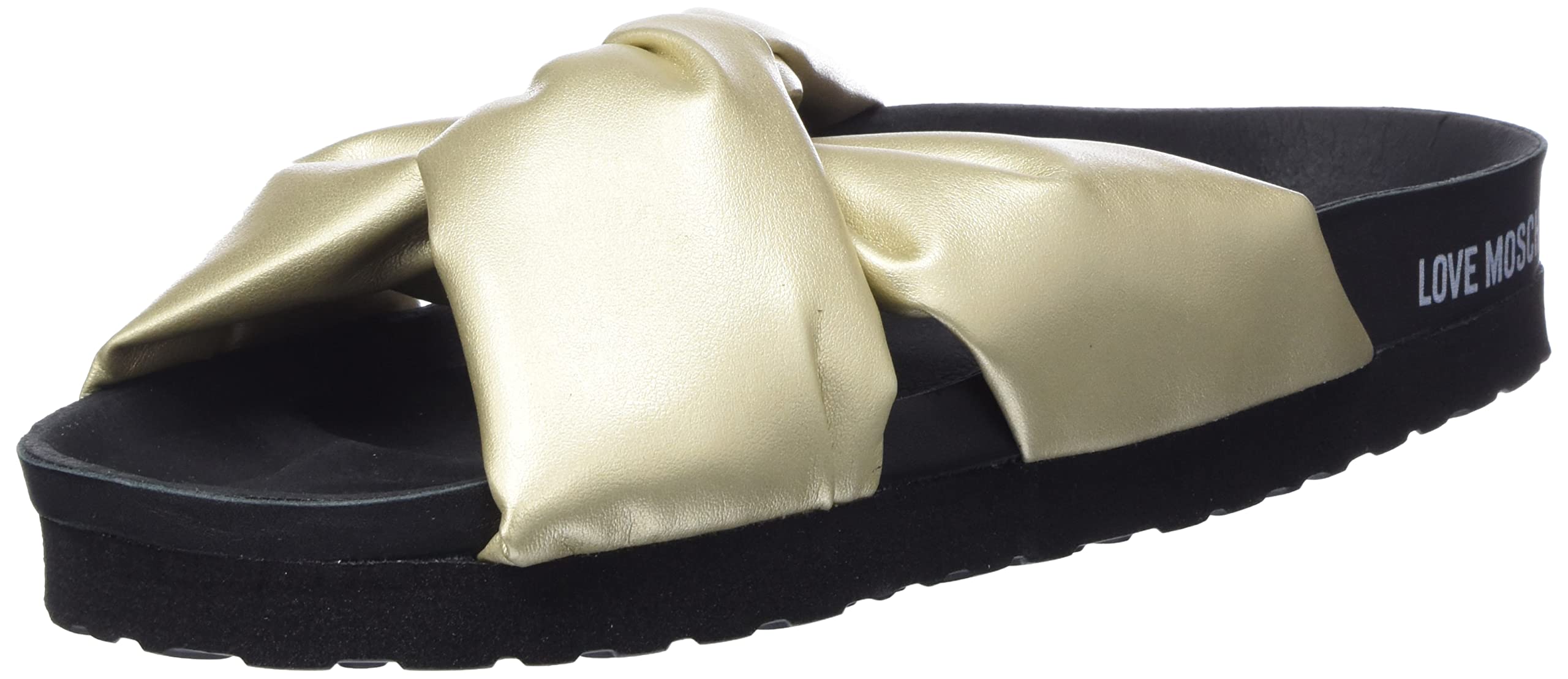 Love Moschino Damen Ja28514g0gif0900 Pantolette, Platin, 41 EU