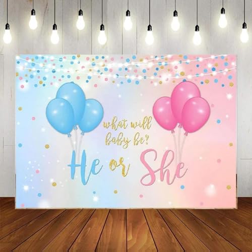 Er Oder Sie Rosa Blau Geschlecht Enthüllen Glitzer Fußabdrücke Mädchen Oder Junge Fotografie Hintergrund Party Dekoration geboren Banner 350x230cm