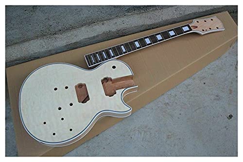 Gitarrenkorpus unfertig 1 Set Unfertiger Gitarrenhals Und Körper Für LP. Stil E-Gitarren- Kit DIY.