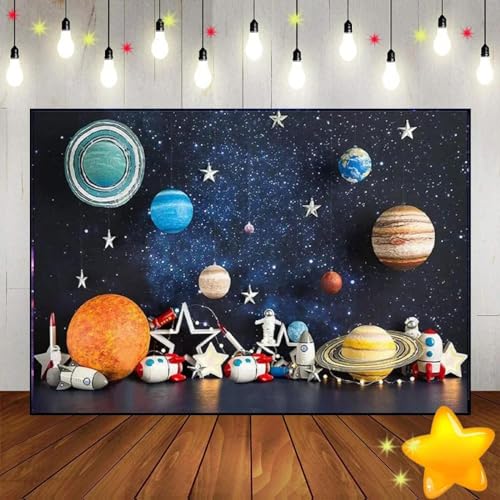 interstellar Banner Hintergrund Geburtstag Dekoration Cartoon cust Hintergrund Baby Party szenisch fotofotografie kulissen 240X180cm