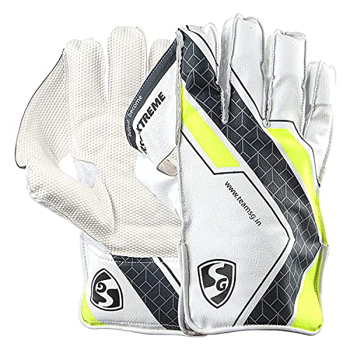 SG Unisex – Erwachsene SG01WK650019 Wicket Keeping Gloves, Mehrfarbig, Kleine Junior