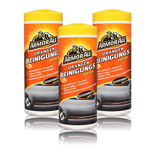 Armor All 3X 45025L ORANGENREINIGUNGS TÜCHER 30 Stück (3er Set)