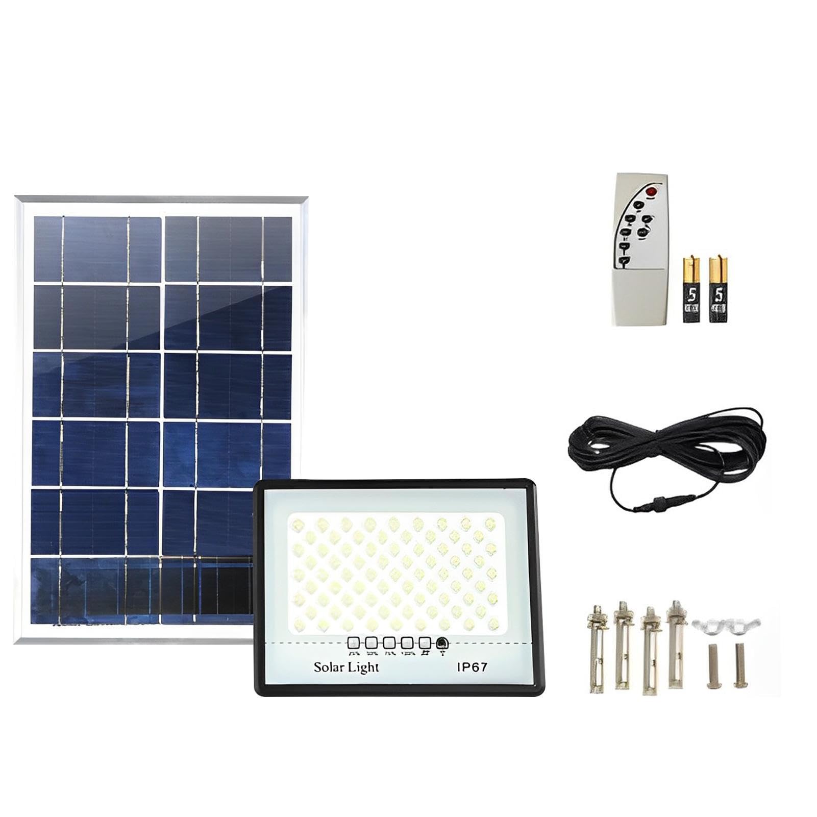 UKALOU Solarleuchten für den Außenbereich, 50000h Solar LED Flutlicht, Wand Solar Spott Lichter Außen Garten, Wasserdicht LED Sensor Licht für Garten Veranda Bauernhof Straßenlaterne Hinterhof Garage