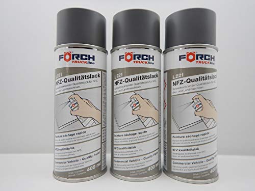 Förch DB 7354 ARGENTITGRAU GRAU MATT Lack LACKSPRAY SPRAYDOSE 400ML (3)