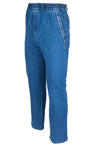 SOUNON Herren Jeans, Cargojeans, Schlupfhose Schlupfjeans, Stretchjeans Blau (M2), Groesse: M