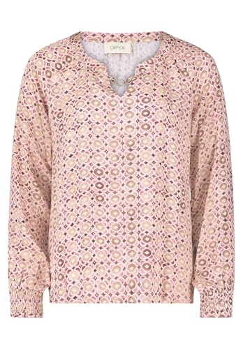 Cartoon Damen Casual-Bluse mit Muster Cream/Pink,38