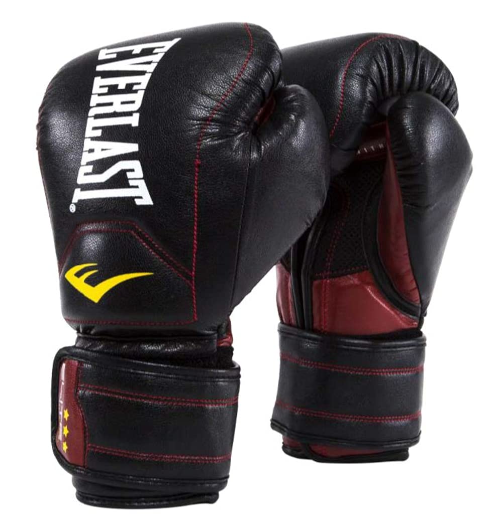 Everlast Unisex – Erwachsene Elite Muay Thai Glove Handschuhe, Schwarz, 14 OZ EU