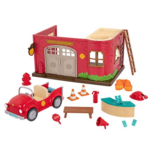 Li’l Woodzeez Fire Station Playset