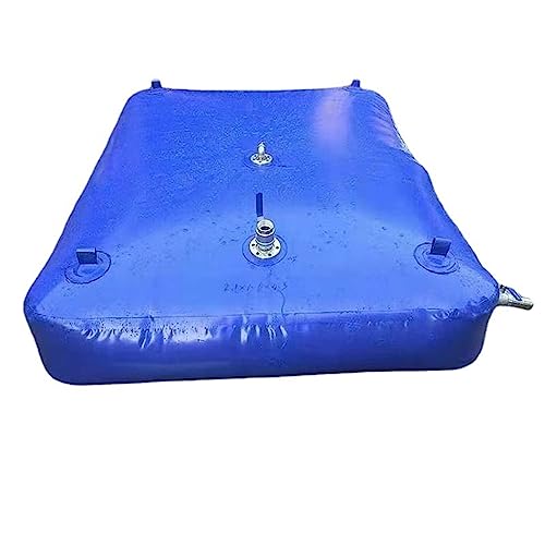 ROGHA Tragbare Wasserblase/Wasserspeicherbehälter, Im Freien verdickter Faltbarer, haltbarer Wassertank, Notwasserspeicher, Garten Regenwassersammler/Camping Wassersack,540L