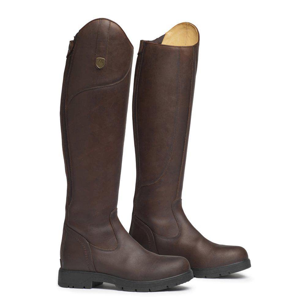 Mountain Horse 2022 Womens Wild River lange Reitstiefel - Braun Footwear Calf Size - Regular/Wide, Footwear Size - 39