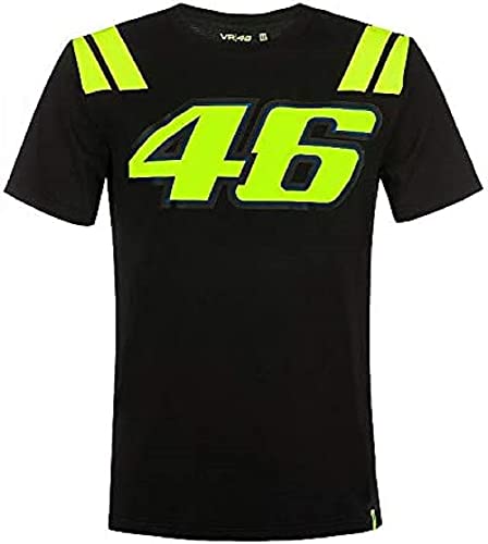 Valentino Rossi Vr46 Classic-Race T-Shirt für Herren, Schwarz, S