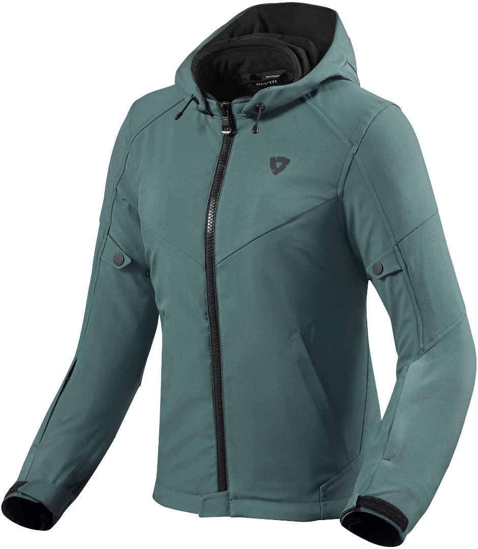 Revit Motorradjacke Afterburn H2O Ladies Jacket wasserdicht, GREEN, 40