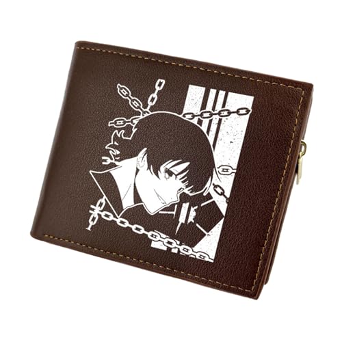 Blue Lo-ck Geldbeutel Anime Mittelgroß, Cartoon-Münztasche Geldbeutel Klein, PU Leder Geldbörse Kreditkartenhalter, für Anime-Fan-Geschenke Jungen und Mädchen(Color:Multicolor 3)