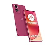 Motorola edge50 Fusion Smartphone (6,7"-FHD+-pOLED-Display, 50-MP-Kamera, 8/256 GB, 5000 mAh, inkl. 68W-Ladegerät, Android 14) Hot Pink, inkl. Schutzcover + Handyhalterung [Exklusiv bei Amazon]