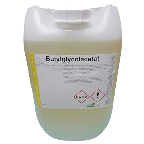 DruckChemie DC GmbH Butylglykolacetat 3 x 10L - Lösungsmittel für Lackier- und Farbarbeiten - Auch für die Herstellung starker Reinigungsmittel geeignet