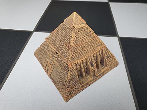 Große Goldene Pyramide Schatulle Schrein Schmuckkästchen, Figuren