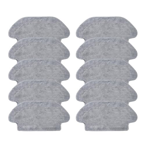 Kompatibel for XiaoMi Roboter-Staubsauger Mop 2S XMSTJQR2S Teile Haupt-/Seitenbürste Hepa-Filter Mopptücher Lappen Ersatzzubehör (Color : 10pcs-03)