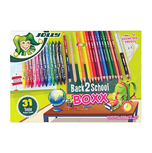 JOLLY Back to School Box, Schulstarterset mit 31 Teilen