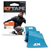 KT TAPE Pro 20 synthetisch vorgeschnitten für Kinesiologie, farbe Lasser Blau