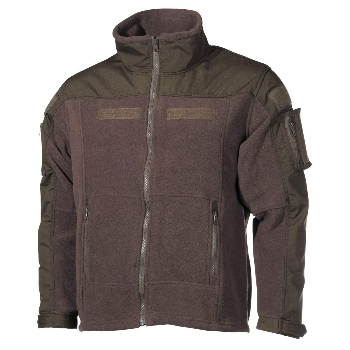 MFH Fleece-Jacke Combat (DE/NL/SE/PL, Alphanumerisch, S, Regular, Regular, oliv)