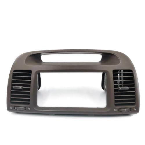 SKINII Auto A/C Entlüftung Für Toyota Für Camry 2002 2003 2004 2005 2006 Fascia Auto Stereo-Panel Innen Zubehör Air Vent Outlet Radio Dashboard Klimaanlage Lüftungsdüse(Schwarz,Middle)