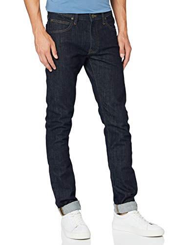Lee Herren Tapered' Tapered Fit Jeans Luke', Beige (Timberwolf 97), 36W / 32L (Herstellergröße: 36W / 32L)