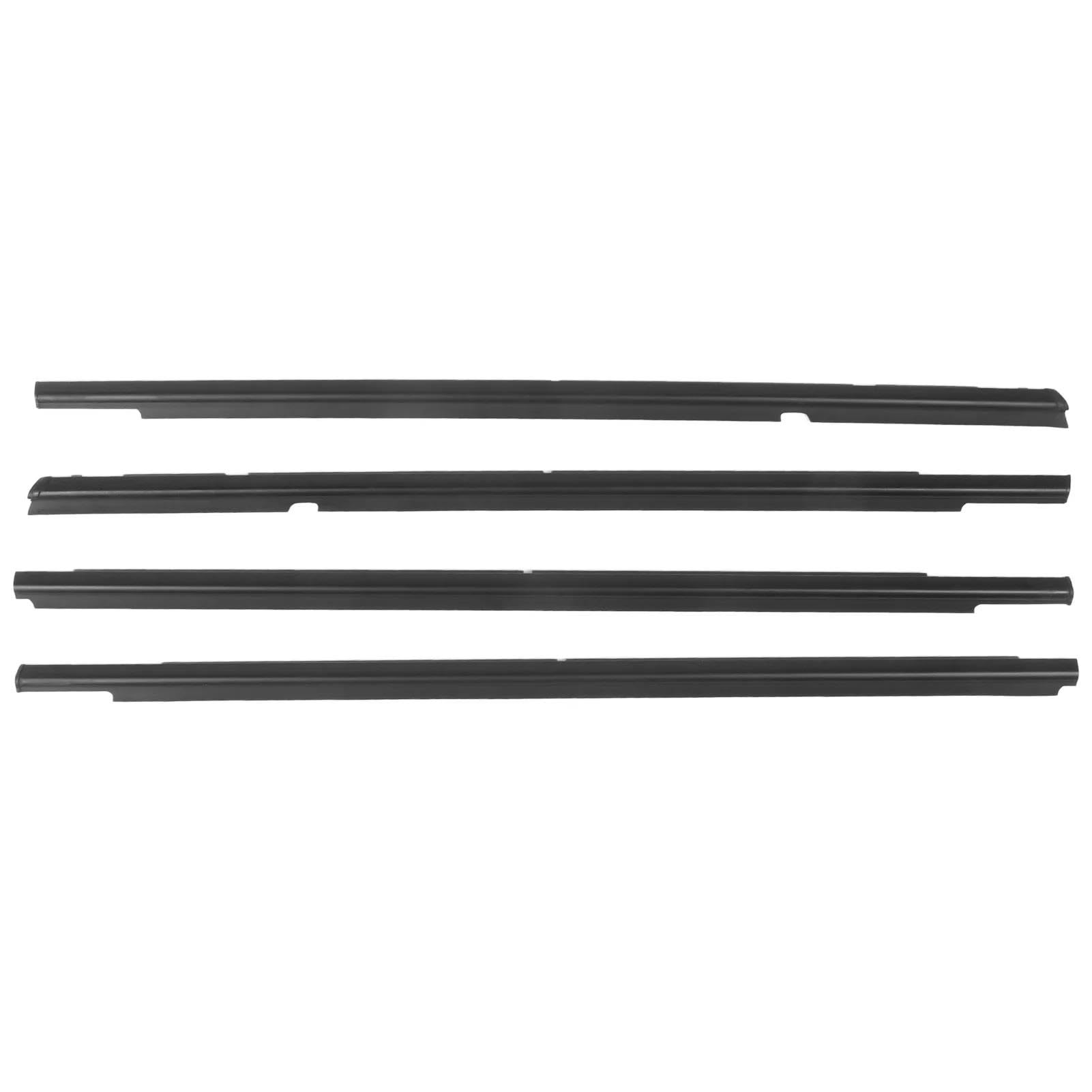 Autotür Dichtungsstreifen 4 Stücke Für Mitsubishi Für Lancer 2008-2017 Autofenster Weatherstrip Autotürform Ziergurt Äußere Fensterdichtgurt Dichtungsstreifen Fensterdichtungen