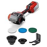 Einhell Akku-Oberflächenbürste PICOBELLA 18/90 Power X-Change (18 V, kabellose Reinigungsbürste, Spritzwasserschutz, inkl. 2x Bürste, 3x Reinigungspad, Wandhalterung, ohne Akku)