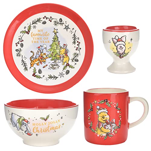 Widdop XM9670 Disney Weihnachtsgeschirr/Tafelservice – Winnie Puuh