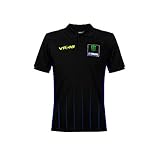 Valentino Rossi Polo Hemd Yamaha Power Line,Mann,XXL,Schwarz