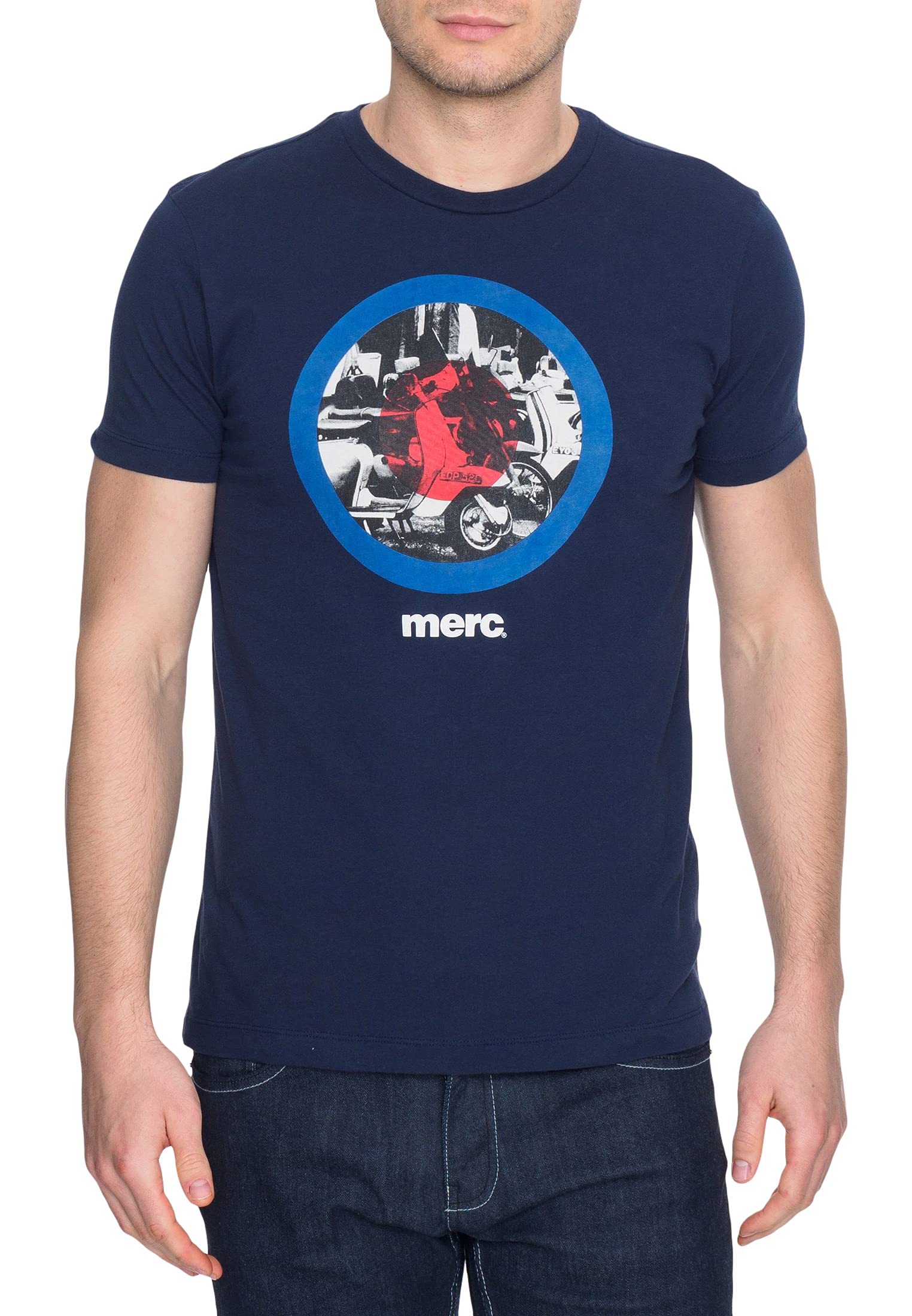 merc Herren Granville T-Shirt, blau (Marineblau), XXL