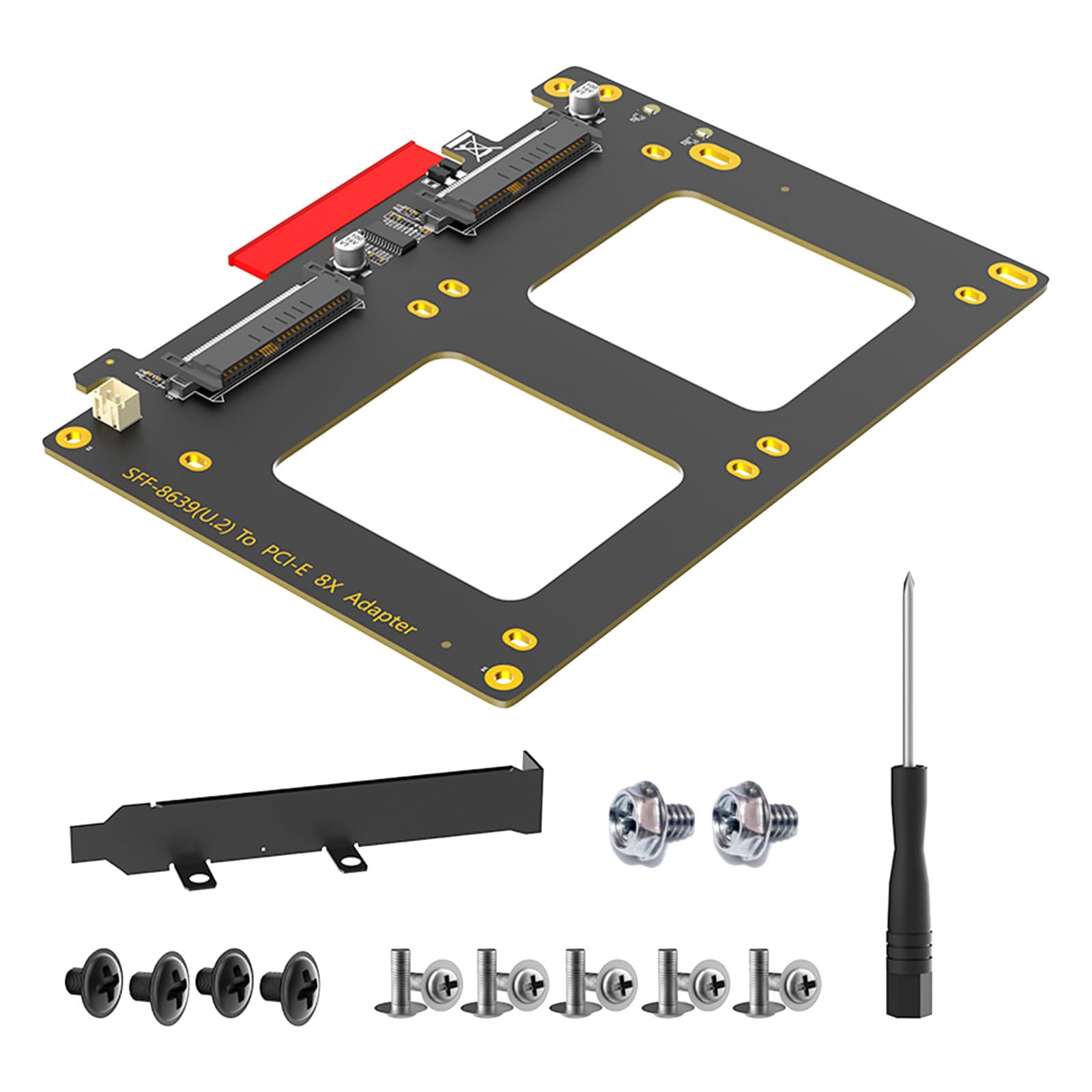 YYSQL Datenübertragung mit 2 SFF8639 auf PCIExpress 8X Adapterkarten