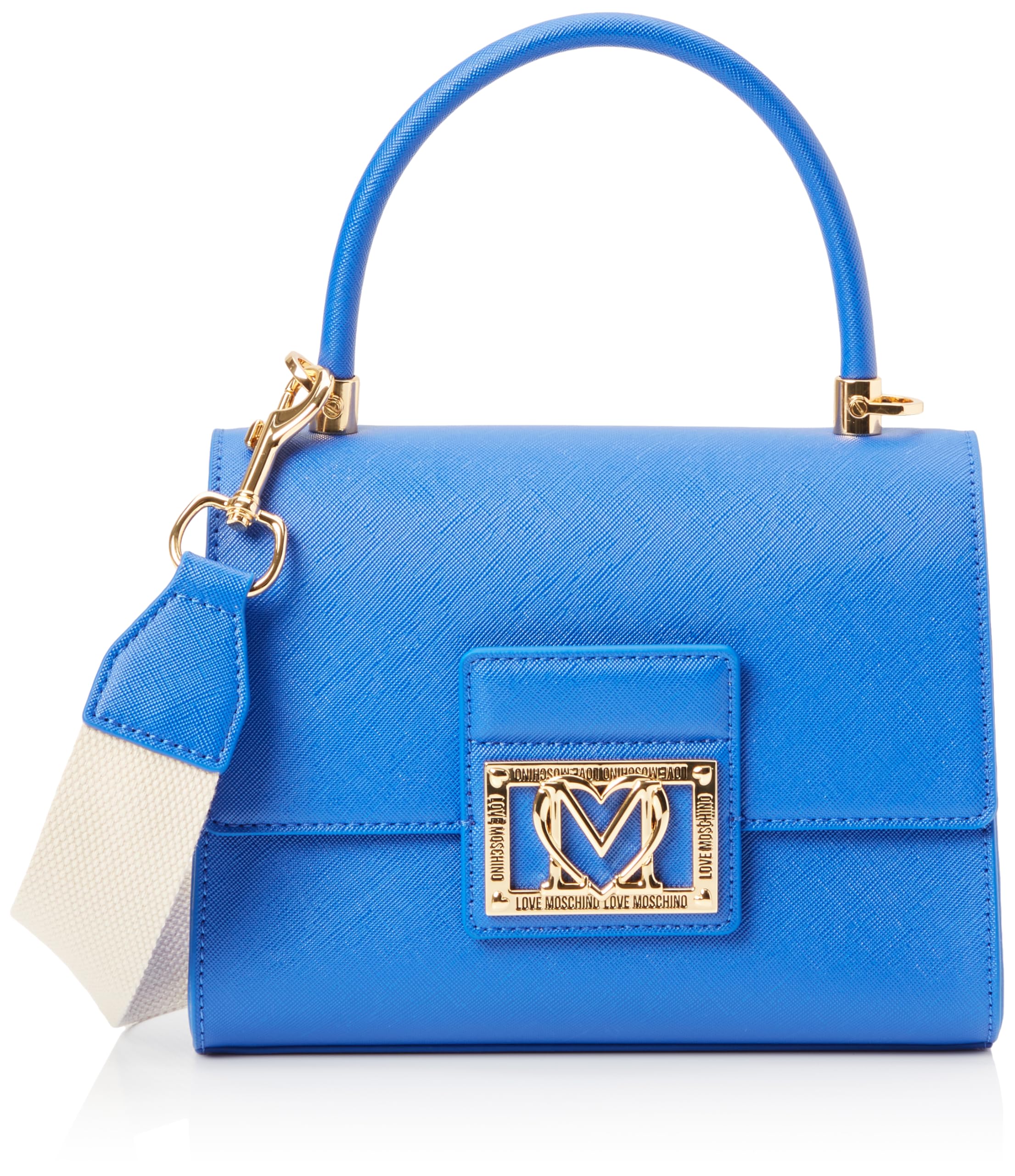 Love Moschino Damen Handtasche, blau Handtasche, blau