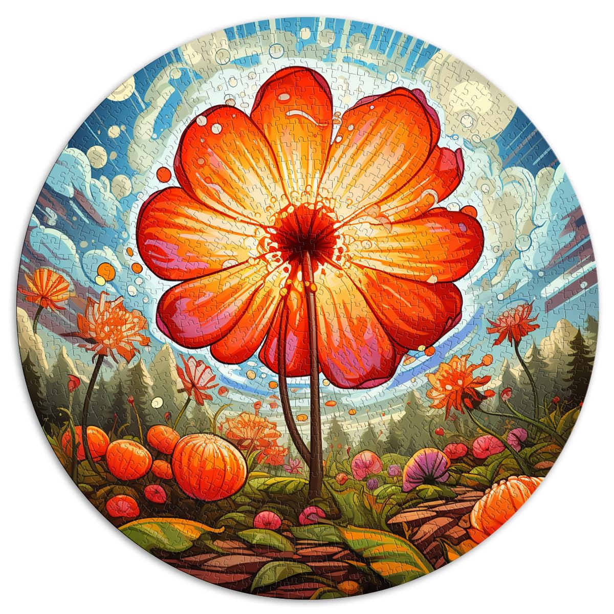 Puzzlespiel Cloudberry für Erwachsene, 1000-teiliges Puzzle, 67,5 x 67,5 cm, Denksport-Puzzle, ganze Familie