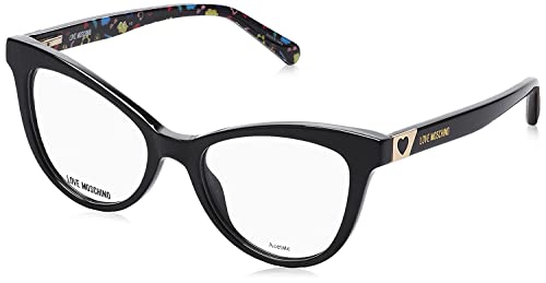 Moschino Love Unisex Mol576 Sunglasses, 807/18 Black, 51