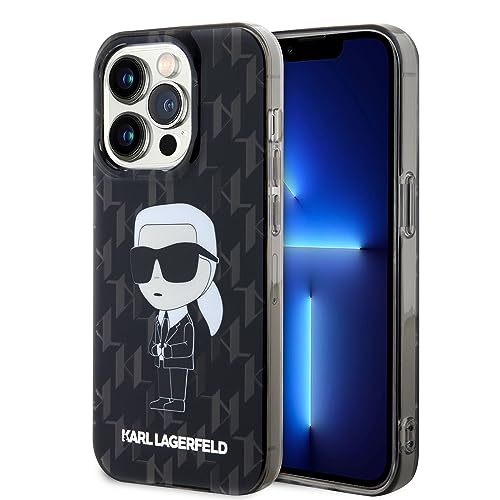 Karl Lagerfeld KLHCP15XHNKMKLK Hülle für iPhone 15 Pro Max 6.7" transparent hardcase Monogram Ikonik